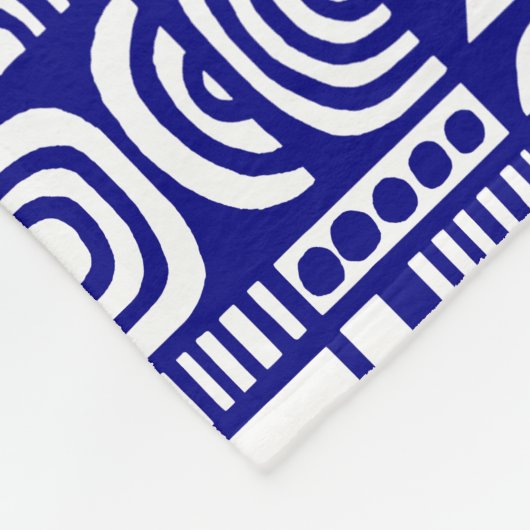 150215v2 - Donkerblauw Fleece Deken (Hoek)