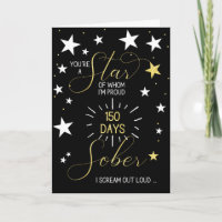 150 Dagen Sobriety Jubileum Je bent een Star