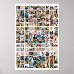 150 Foto Collage Persoonlijk Foto Raster Poster