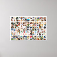 150 foto's Aangepaste Fotocollage Vierkant Raster