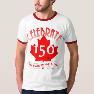 150 jaar Canada vieren T-shirt