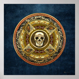 [150] Mictlantecuhtli - Aztec God of Death Poster