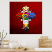 [150] Rosy Cross (Roos Croix) Poster (Keuken)