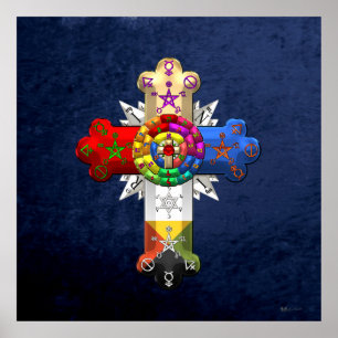 [150] Rosy Cross (Roos Croix) Poster