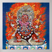 [150] Tibetan Thangka - Wrathful Deity Hayagriva
