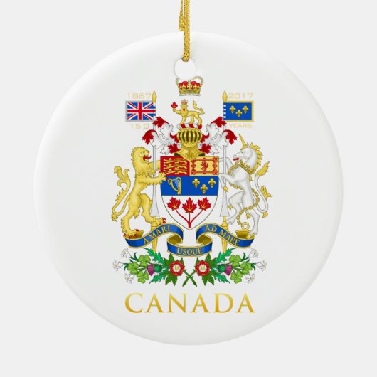 150e verjaardag van Canada Keramisch Ornament (Achterkant)