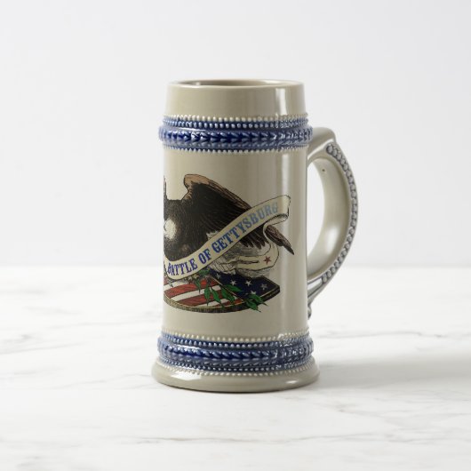 150th Gettysburg Beer Stein Bierpul (Voorkant rechts)