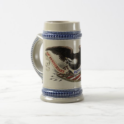 150th Gettysburg Beer Stein Bierpul (Voorkant links)