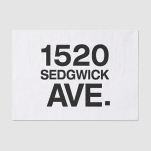 1520 SEDGWICK AVE. TISSUEPAPIER