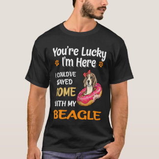 152 U hebt geluk met mijn Beagle T-shirt