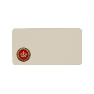 [154] België: Prins-Princess King-Queen Crown Etiket