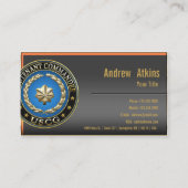 [154] CG: Luitenant-commandant (LCDR) Visitekaartje (Achterkant)