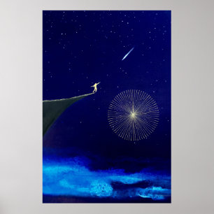 #155. Lering naar vliegen/blauwrand? w/72 harmonik Poster