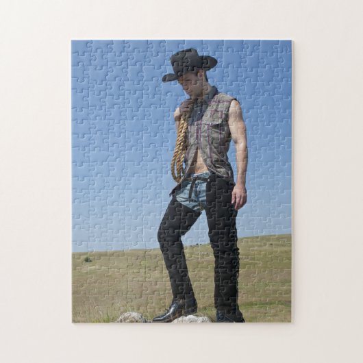 15605-RA Cowboy Legpuzzel (Verticaal)
