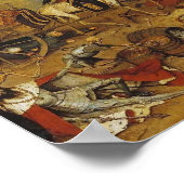 1562 Plague Painting Poster (Hoek)