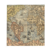 1565 Forlani AntiquevWereldkaart Renaissance Notitieblok (Voorkant)