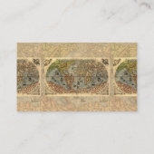 1565 Forlani AntiquevWereldkaart Renaissance Visitekaartje (Achterkant)