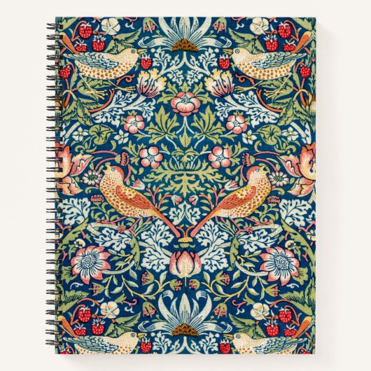 1565-William Morris Strawberry Notitieboek (Voorkant)