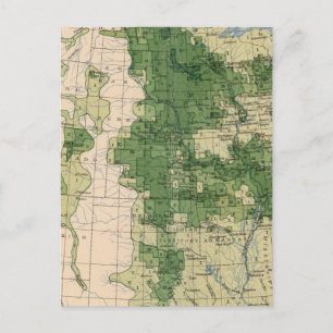 156 Wheat/sq mile Briefkaart