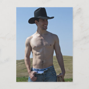 15746-RA Cowboy Briefkaart