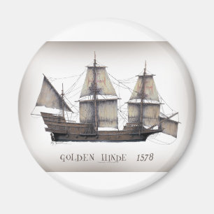 1578 Golden Hinde Magneet