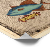 1589 Map Sir Francis Drake's West Indies Voyage Poster (Hoek)