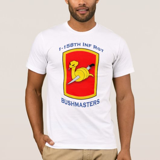 158e Infanterieure Regiment schouderpleister T-shi T-shirt (Voorkant)