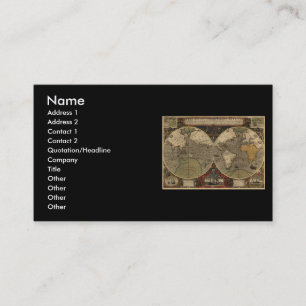 1595 cartes vintages du monde par Jodocus Hondius