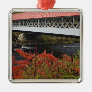 159-foot Ashuelot overdekte brug overspannend Metalen Ornament