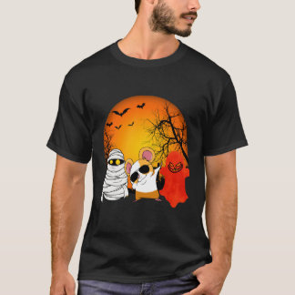 159 Guinea Pig Halloween Pumpkin T-shirt
