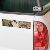 15. 梅 群 図, 若 冲 Plum Blossom & Cranes, Jakuchüu Bumpersticker (Op Truck)