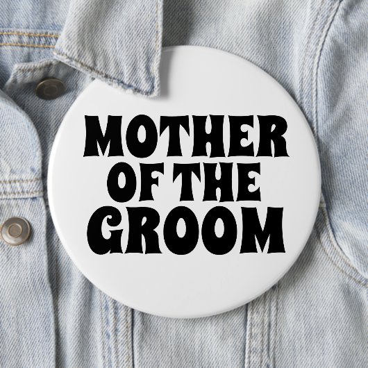 15,2 Cm MÈRE DU GROUPE Bouton large rond BADGE (En situation)