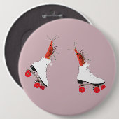 15,2 Cm Patins à rouleaux pour tous Badge rond (Devant & derrière)