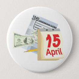 15 april - ronde button 4,0 cm