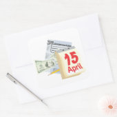 15 april - vierkante sticker (Envelop)