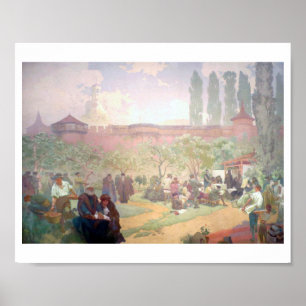 #15 Drukken van de Bijbel van Kralice in Ivancice Poster