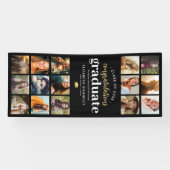 15 Foto Vertical Graduation Party Banner (Horizontaal)