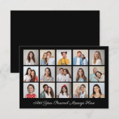 15 Fotocollage Voeg uw eigen Wenskaart toe (Voorkant / Achterkant)