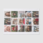 15 Fotorooster - Witte achtergrond Minimal Tissuepapier (Voorkant)