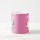15 Heures Plus Tard Lazy Cat Coffee Mug (Centre)