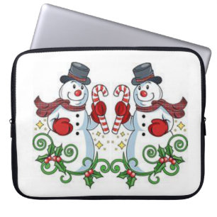15-inch hoes voor kerstlaptop uit neopreen, Snowma