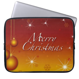 15-inch hoes voor kerstlaptop uit neopreen, Snowma