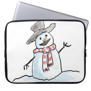 15-inch hoes voor kerstlaptop uit neopreen, Snowma