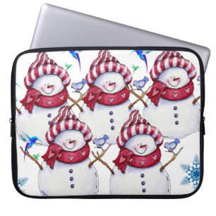 15-inch hoes voor kerstlaptop uit neopreen, Snowma