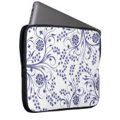 15-Inch Laptop Sleeve – Floral & Gradient Grain  (Voorkant Rechts)