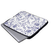 15-Inch Laptop Sleeve – Floral & Gradient Grain  (Voorkant onderkant)