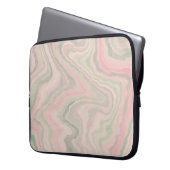 15-Inch Laptop Sleeve – Floral & Gradient Grain  (Voorkant Links)
