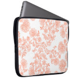 15-Inch Laptop Sleeve – Floral & Gradient Grain (Voorkant Rechts)