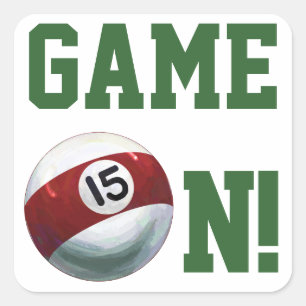 15 inch vierkante sticker