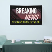 15 jaar Arbeidscontractant Jubileum Spandoek (Beurs)